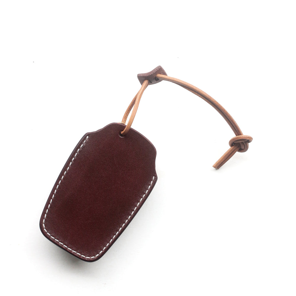 Handcrafted Veg-Tan Leather Key Fob Cover for Toyota - Custom Fit Key Case with Minimalist Design