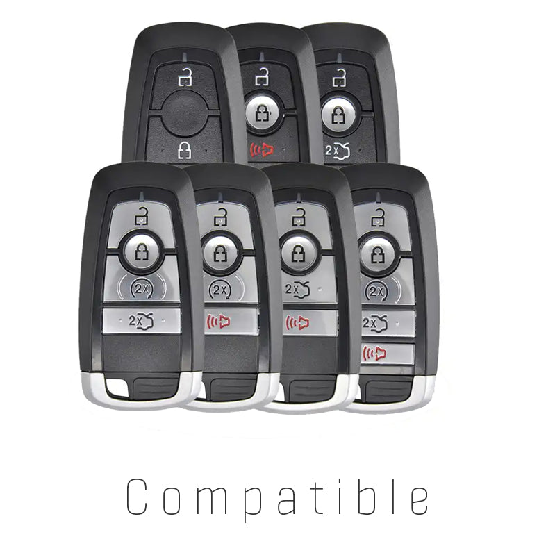 Handcrafted Full-Grain Leather Key Fob Cover for Lincoln Navigator Aviator Nautilus Corsair Magnetic Closure