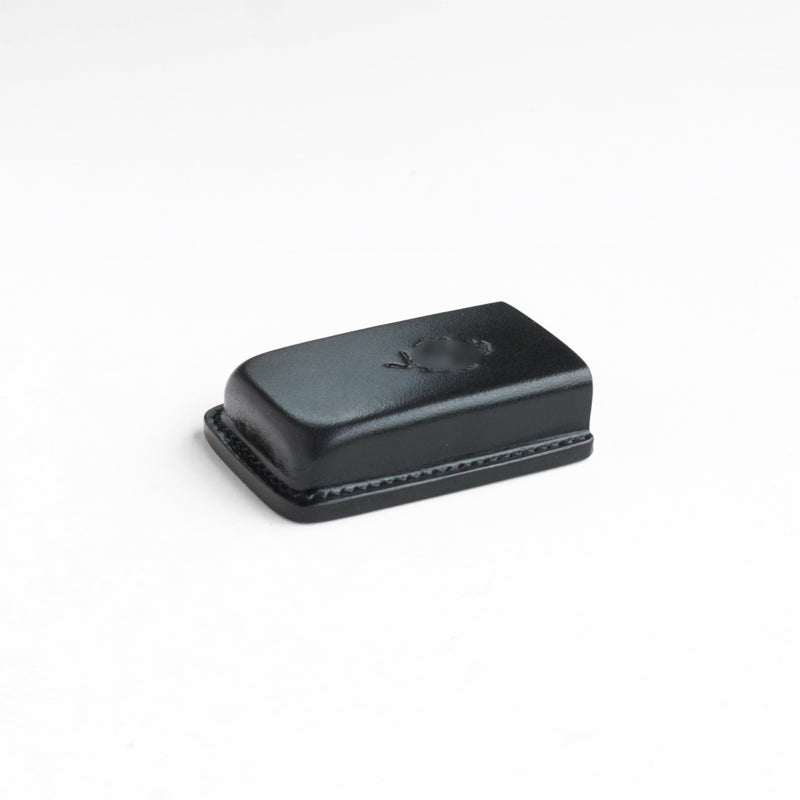 Black Ferrari leather key cover for sports cars