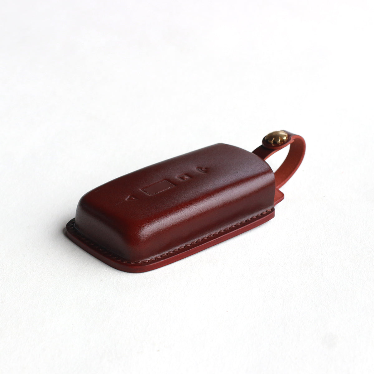 Luxury Handmade Japanese Shell Cordovan Rolls-Royce Key Cover – Premium Leather Key Fob Case for Phantom, Ghost, Cullinan, Wraith, Dawn | Slim Fit & Scratch-Resistant