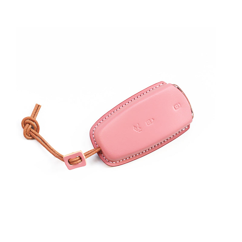Handcrafted Genuine Leather Key Fob Cover for Mercedes-Benz E200/E300/E350 & C/E/S-Class | Snug Fit & Scratch-Resistant Protection