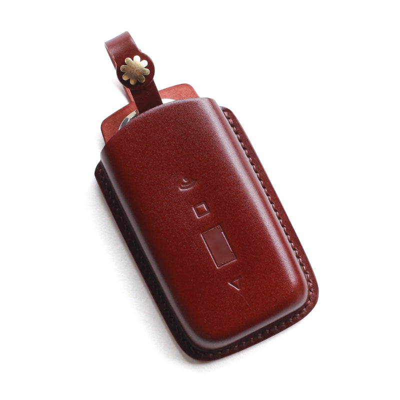 Premium Japanese shell cordovan key fob holder for Rolls-Royce Phantom - handcrafted luxury