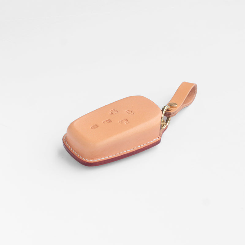Premium Handmade Leather Key Fob Cover for Toyota Custom Fit & Anti-Scratch Design
