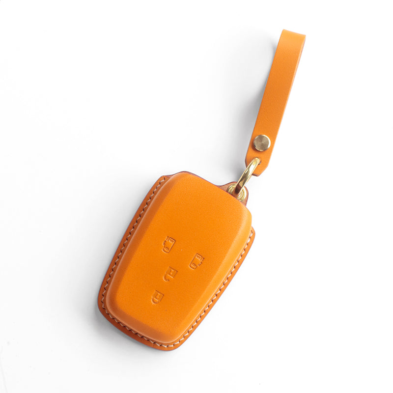 Premium Handmade Leather Key Fob Cover for Toyota Custom Fit & Anti-Scratch Design