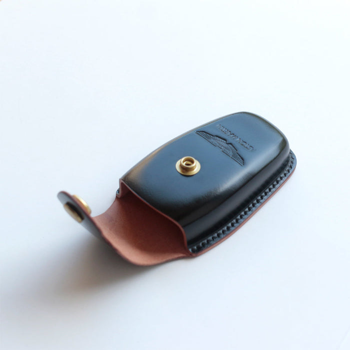 Shell cordovan key covers for DB11 and DB12 side-by-side