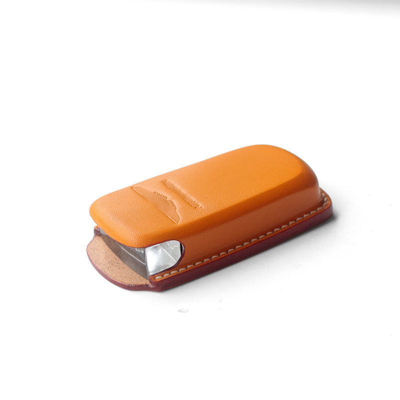 Aston Martin custom leather key cover – handmade luxury car key accessory