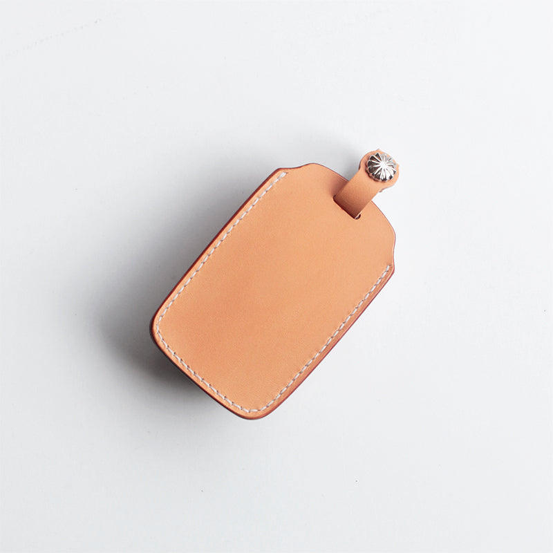 handmade leather key cover perfectly fitted on Land Rover Defender key fob