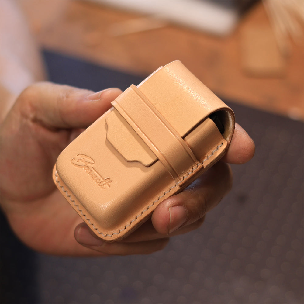 Handmade Ferrari Leather Key Case for Roma, SF90, 296 GTB, F8 & Purosangue – Genuine Leather Key Fob Cover