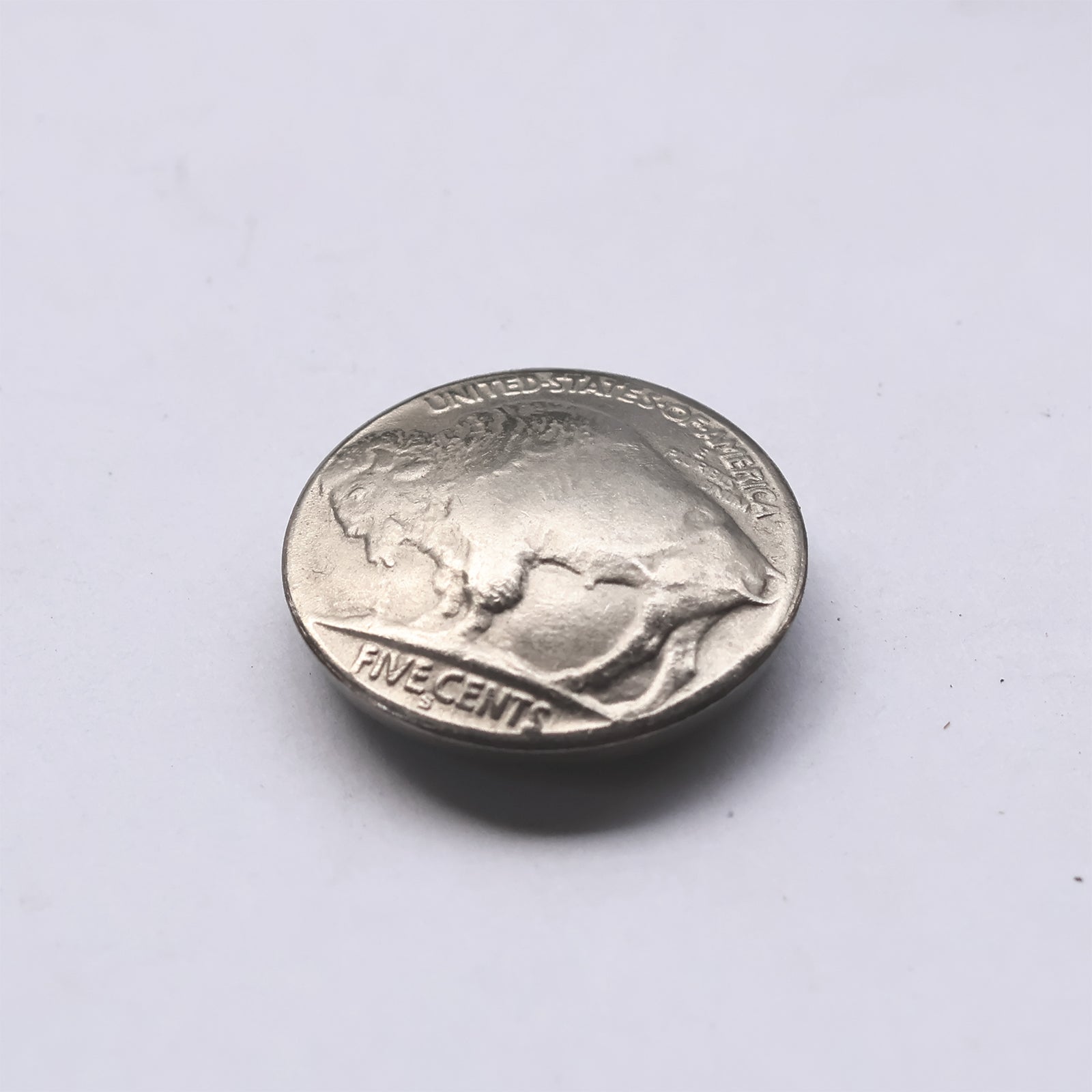 concho belt buckle with authentic buffalo nickel design


