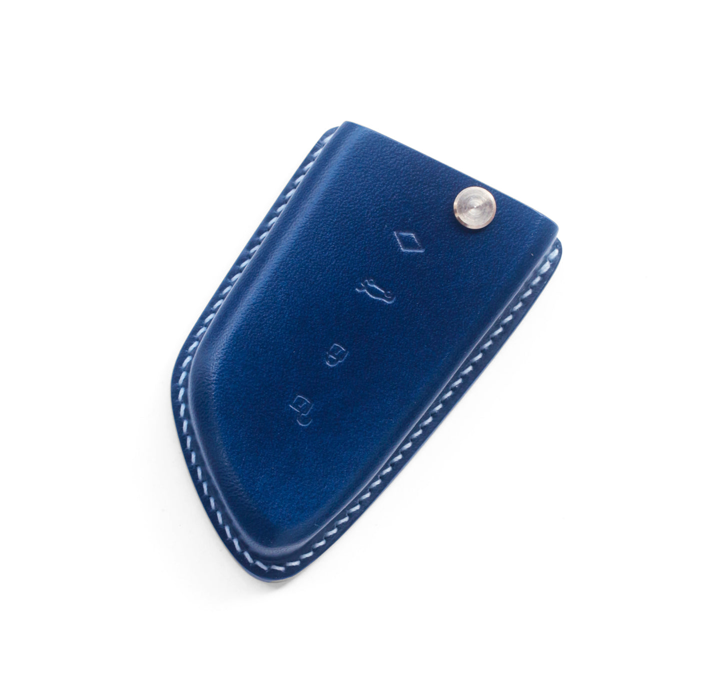 3D Molded Leather Key Fob Shell Fits BMW 3 5 7 Series
