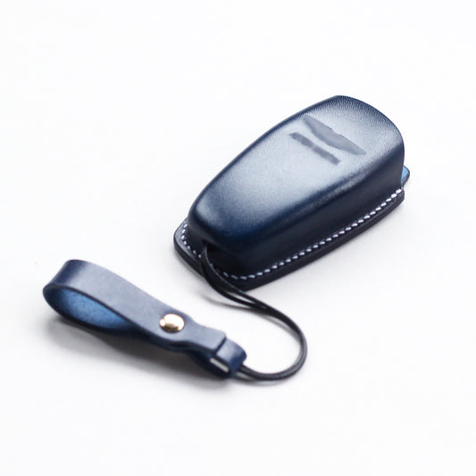 Aston Martin DB12 Custom Leather Key Fob Cover - Hand-Molded Genuine Leather Case