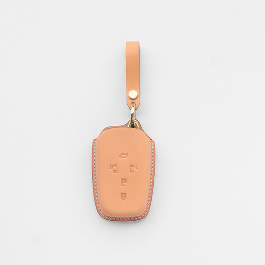 Premium Handmade Leather Key Fob Cover for Toyota Custom Fit & Anti-Scratch Design