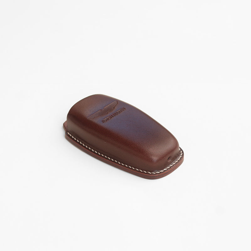 Aston Martin DB12 Custom Leather Key Fob Cover - Hand-Molded Genuine Leather Case