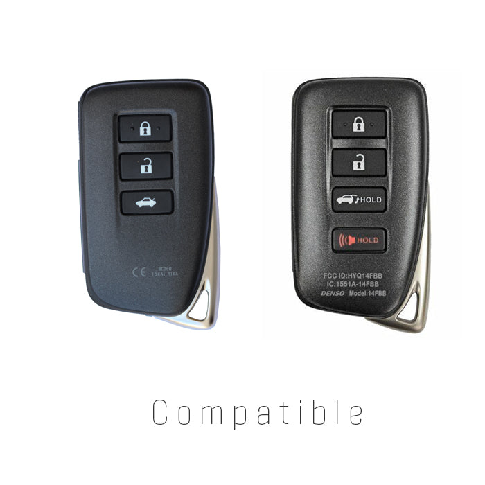 Artisan Hand Crafted Leather Key Fob Cover for Lexus (early models) - Minimalist Sheath Design