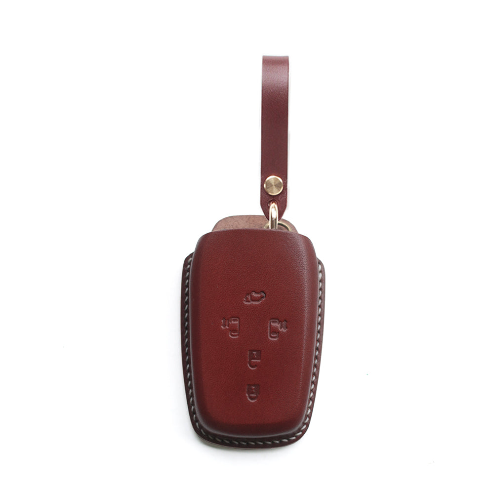 Premium Handmade Leather Key Fob Cover for Toyota Custom Fit & Anti-Scratch Design
