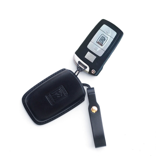 Premium Handcrafted Full-Grain Leather Key Fob Cover for Rolls-Royce Phantom (2003-2017) & Ghost (2009-2014) – 3D Molded Shockproof Case | Heritage Vegetable-Tanned Leather | Custom Fit & Scratch Resistant (Multiple Colors)