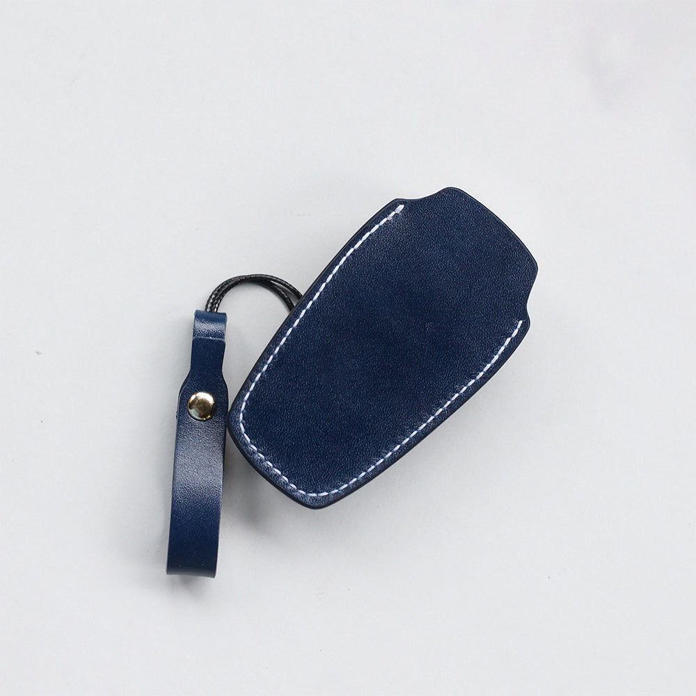 Aston Martin DB12 Custom Leather Key Fob Cover - Hand-Molded Genuine Leather Case