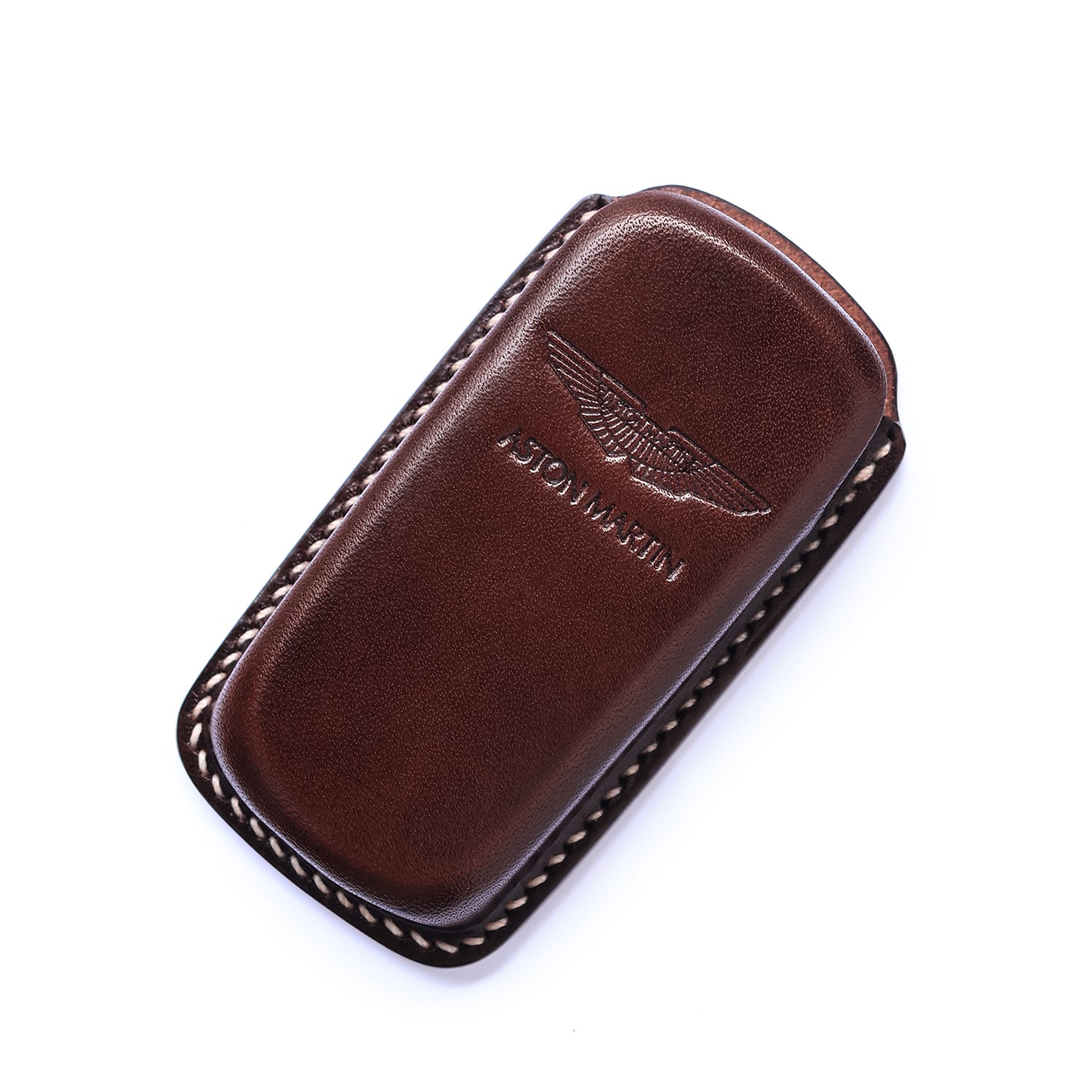 Aston Martin DBS Leather Key Fob Cover Handmade Classic Car Accessory

