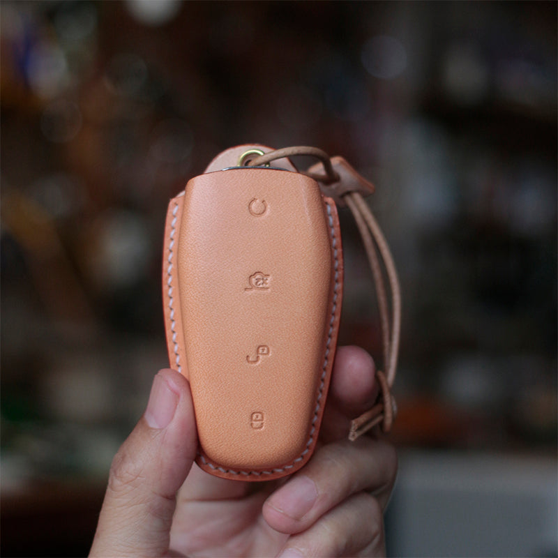 BYD Seal U Custom Fit Key Fob Protector Hand Stitched Elegant Car Key Case