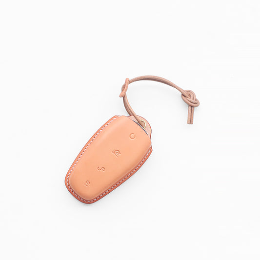 BYD Seal U Handcrafted Vegetable Tanned Leather Key Cover Premium OEM Style Custom Fit Car Key Protector

