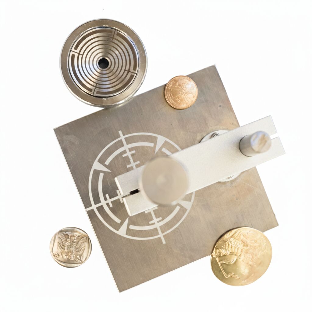 Complete concho making tool set with multiple size punch dies