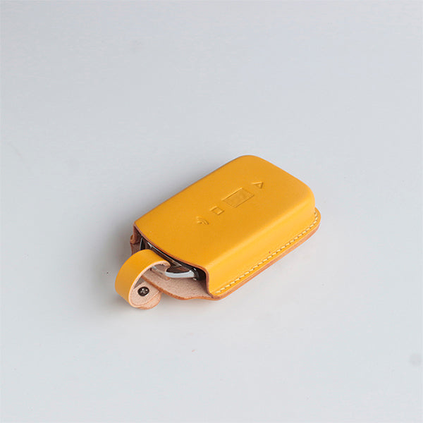 Premium leather key sleeve for Rolls-Royce Cullinan SUV, slim-fit protective design
