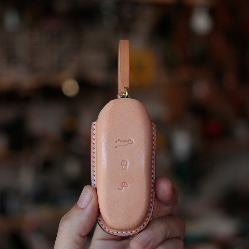 Handmade Porsche Key Sheath with Premium Leather Material
