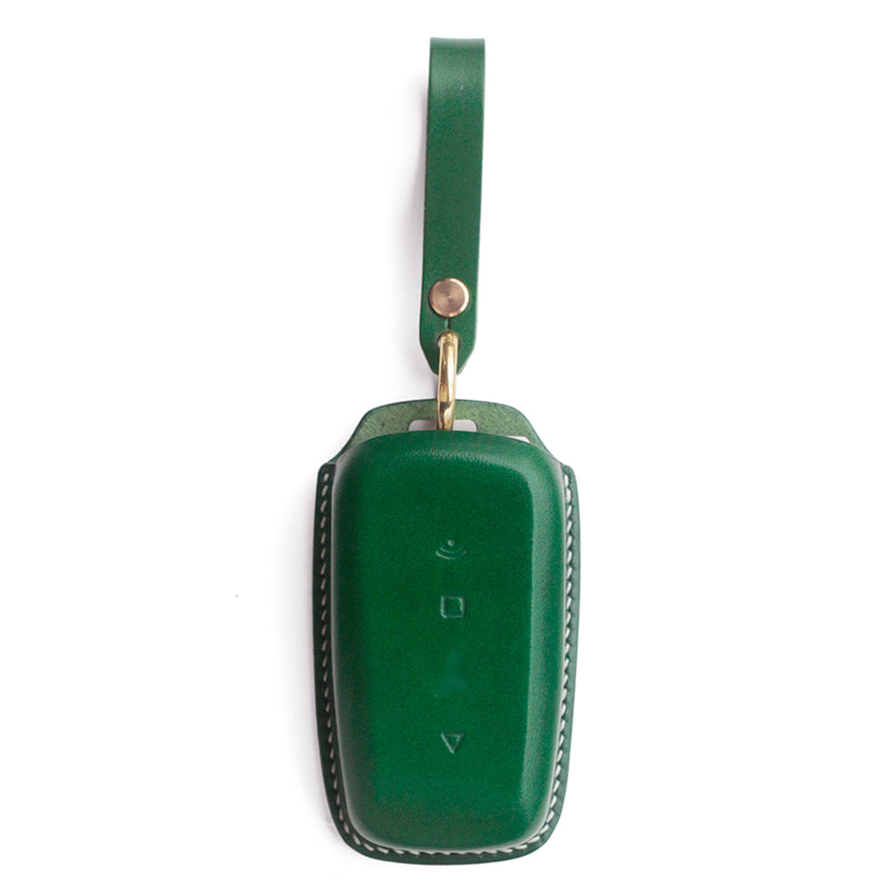 Artisan-crafted leather key case for Rolls-Royce luxury vehicles

