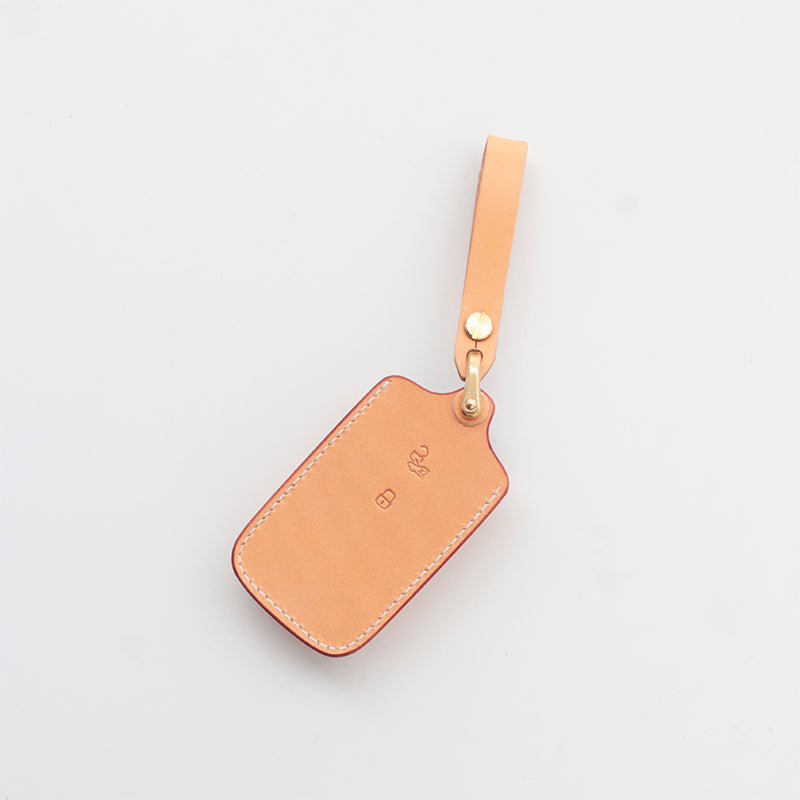 Premium Handmade Leather Key Fob Cover for Ferrari (Roma/Purosangue/SF90/296) – Custom Fit & Anti-Scratch Design