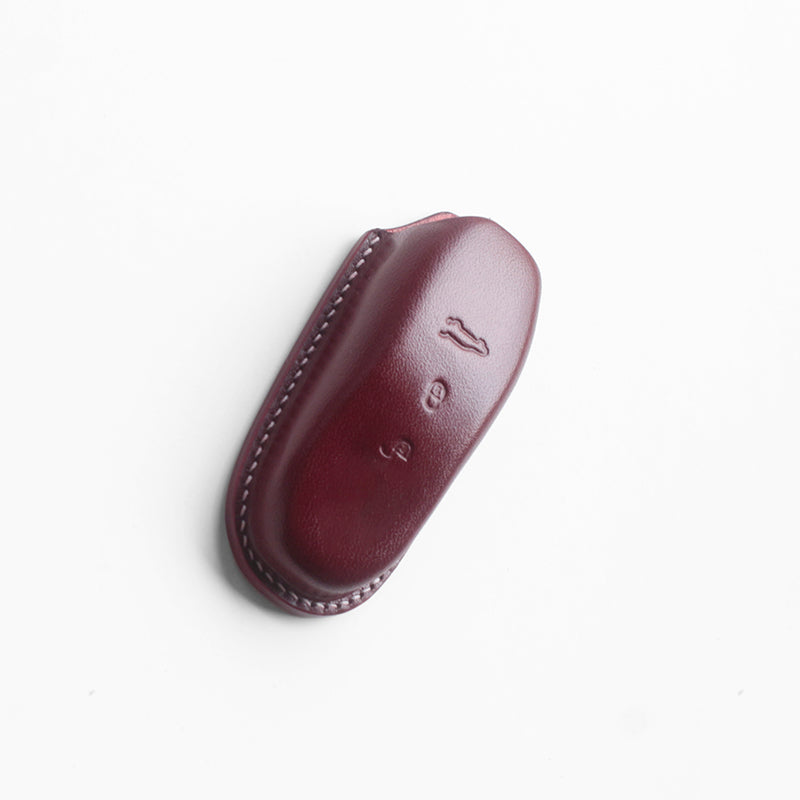 Minimalist Porsche Key Cover Handcrafted Leather Design
