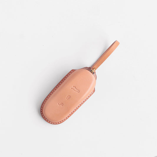 Handmade Porsche 911 Key Sheath Cover in Full-Grain Leather
