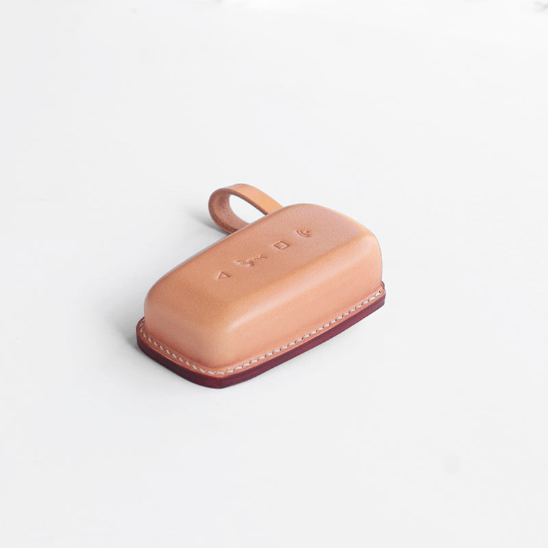 High-end vegetable-tanned leather key pouch for Rolls-Royce luxury vehicles