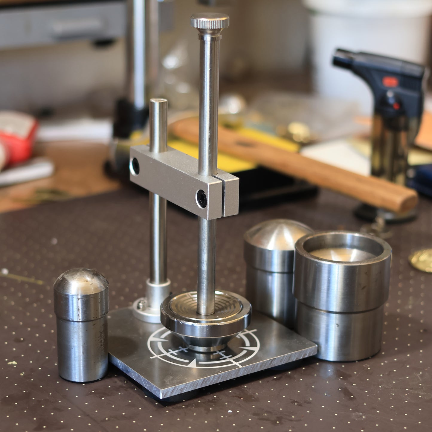 Premium coin concho making tool kit detail view