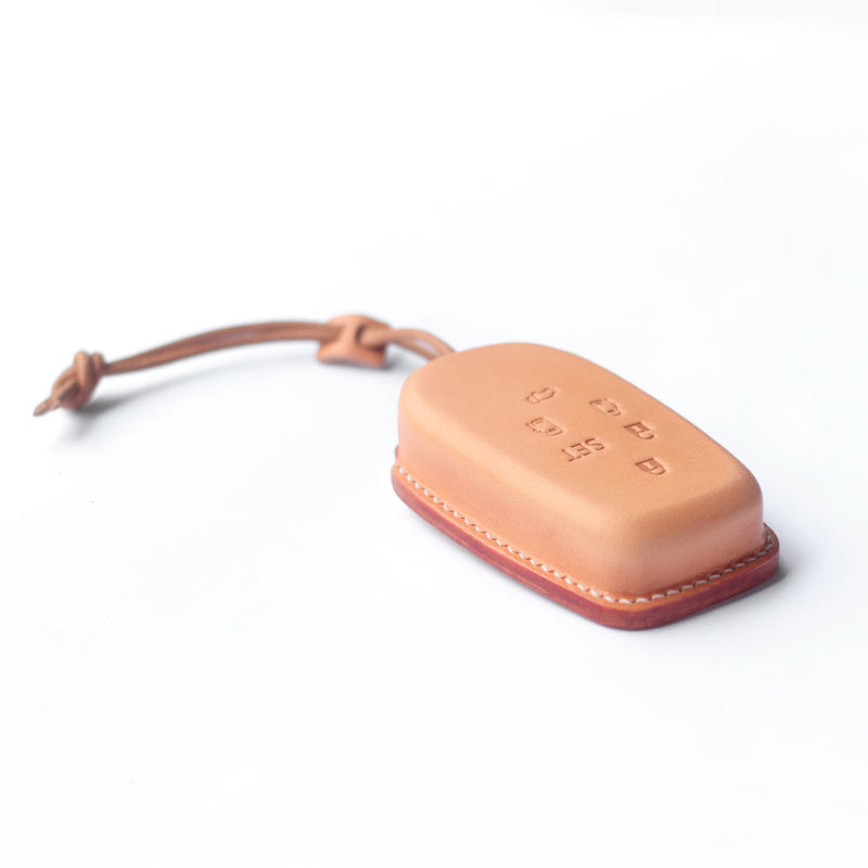 Toyota Alphard Custom Leather Key Pouch Hand-Formed Vegetable-Tanned Premium Car Key Shell