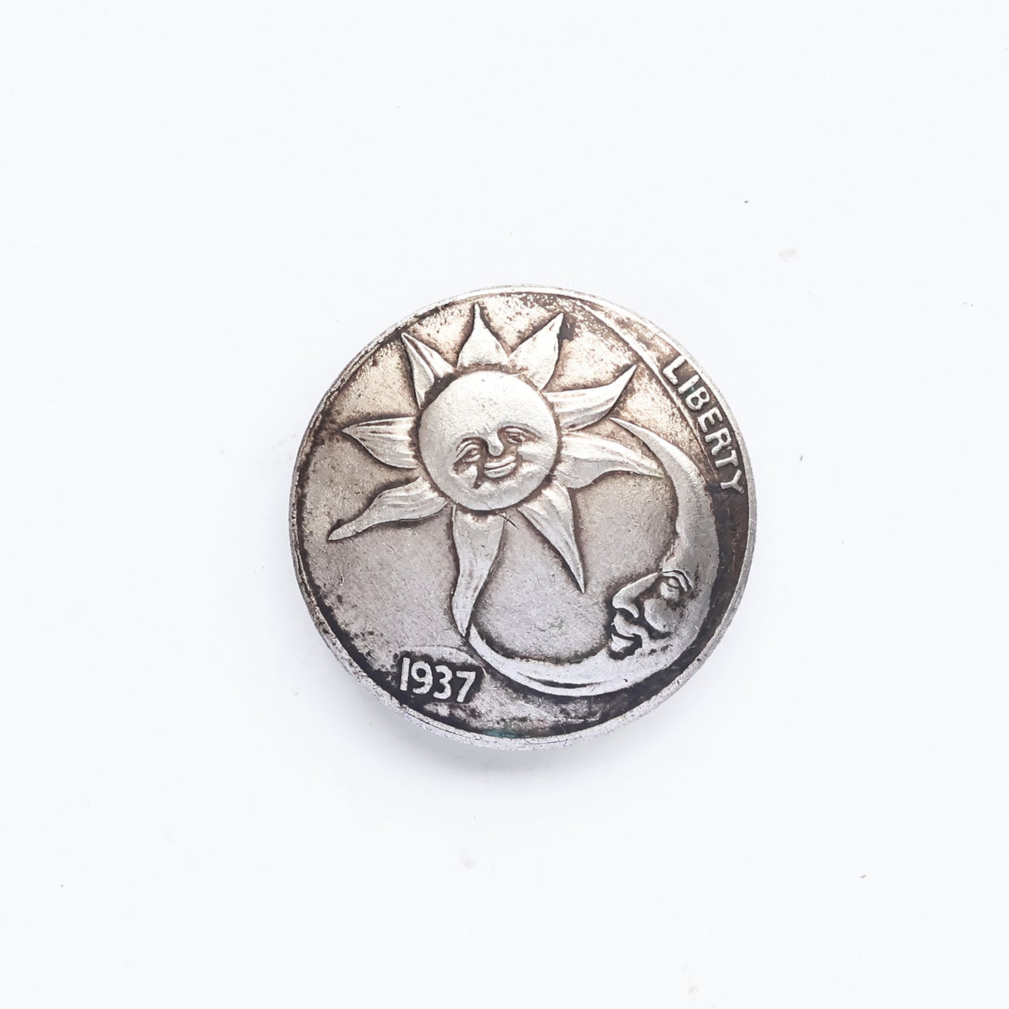 Silver Tone Liberty Conchos for Horse Tack
