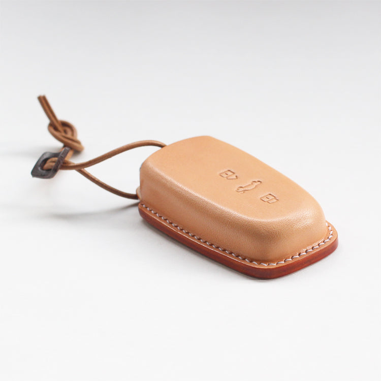 Wet-Molded Leather Key Fob Protector Fits Audi A4 A5 Q5