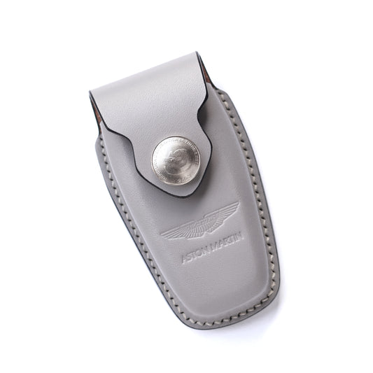 Handcrafted Full-Grain Leather Key Fob Cover for Aston Martin DBX Premium 3D Molded Shockproof Case | Heritage Vegetable-Tanned Leather Leatherworks