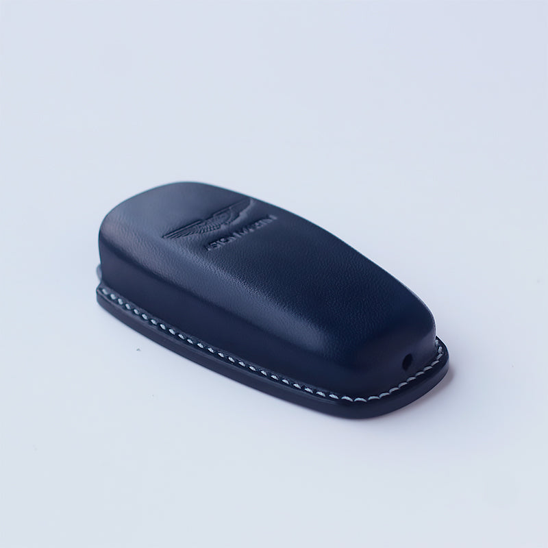 Aston Martin DB12 Custom Leather Key Fob Cover - Hand-Molded Genuine Leather Case