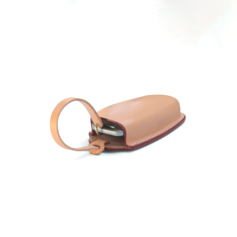 Precision molded leather key fob cover for perfect Audi factory key fit

