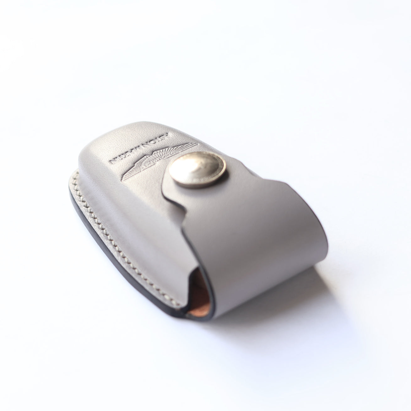 Handcrafted Full-Grain Leather Key Fob Cover for Aston Martin DBX Premium 3D Molded Shockproof Case | Heritage Vegetable-Tanned Leather Leatherworks
