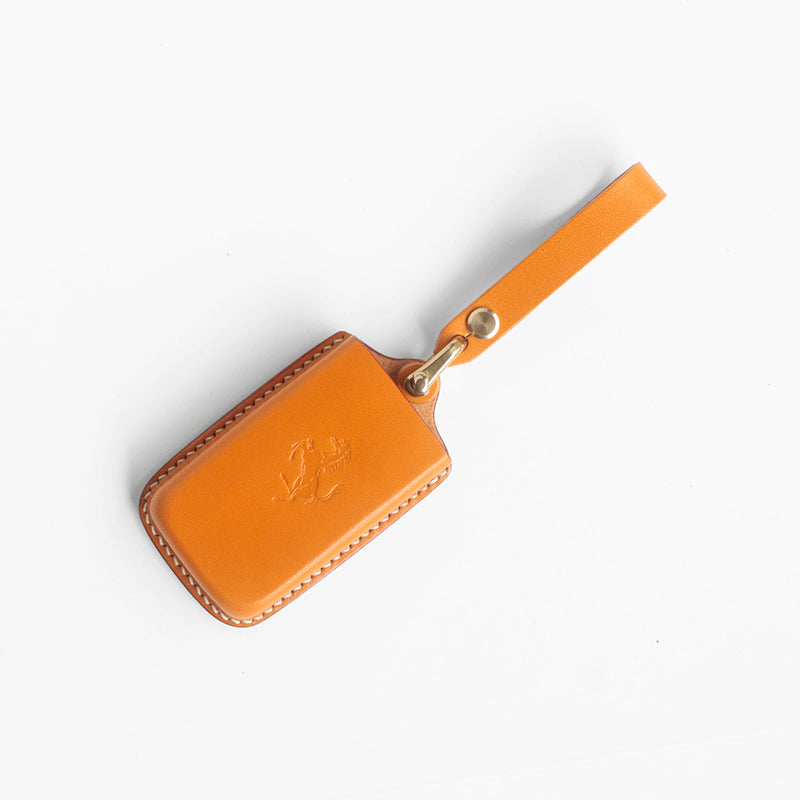 Premium Handmade Leather Key Fob Cover for Ferrari (Roma/Purosangue/SF90/296) – Custom Fit & Anti-Scratch Design