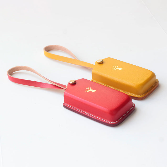 Genuine Italian leather key fob cover for Ferrari Roma/Purosangue/SF90/296