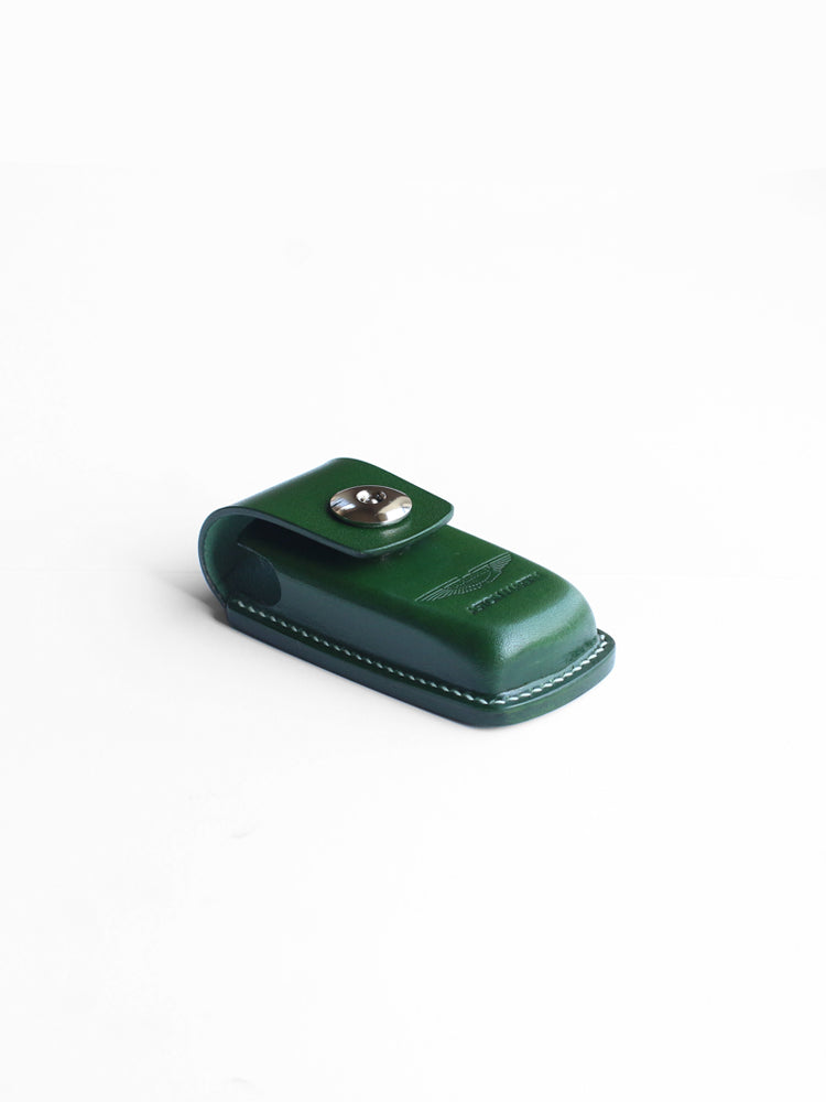 British-crafted leather key sleeve for Vanquish – heritage craftsmanship