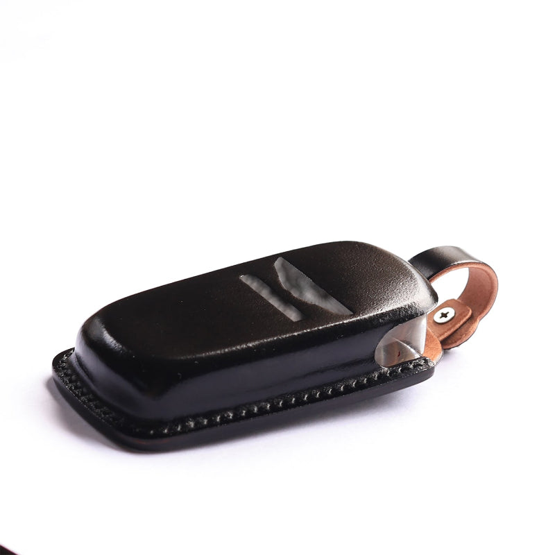 Premium leather key fob case by Tangear for Aston Martin DBS and Vantage.