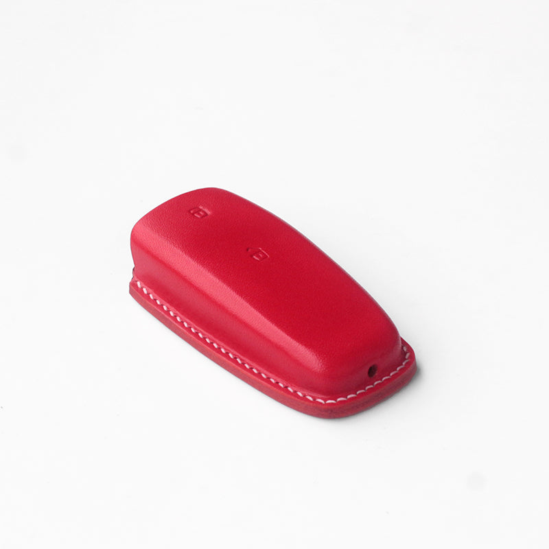 Handcrafted Genuine Leather Key Fob Cover for Mercedes-Benz E200/E300/E350 & C/E/S-Class | Snug Fit & Scratch-Resistant Protection