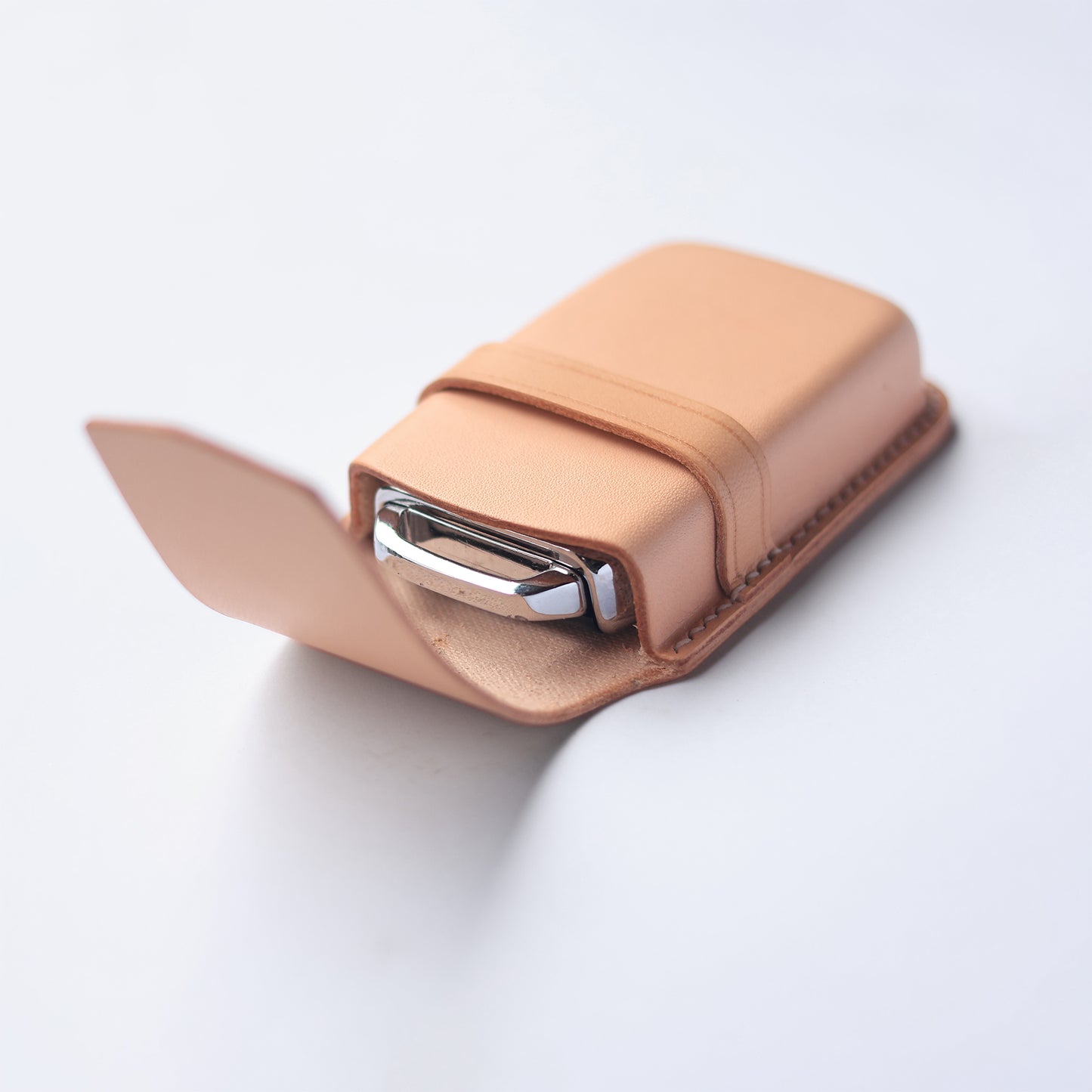 Rolls-Royce Dawn handmade leather key pouch vegetable tanned full button access anti scratch made to order