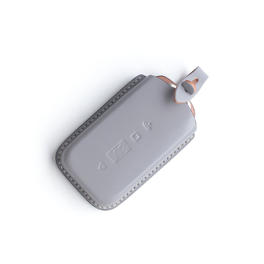 Rolls-Royce genuine leather car key cover for Phantom Ghost Cullinan Wraith Dawn – handmade luxury key fob case

