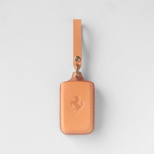 Premium Handmade Leather Key Fob Cover for Ferrari (Roma/Purosangue/SF90/296) – Custom Fit & Anti-Scratch Design