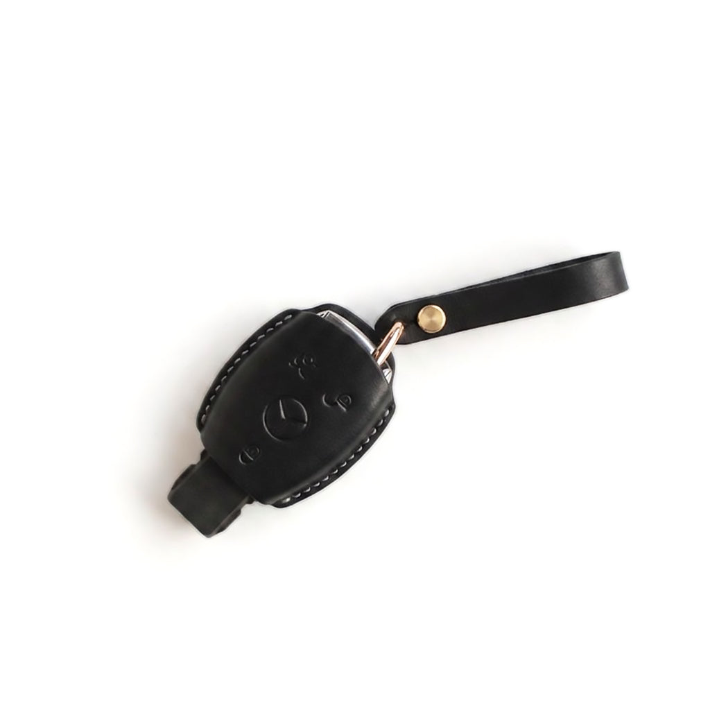 Individually handcrafted to order TanGear leather key cover for Mercedes-Benz keys