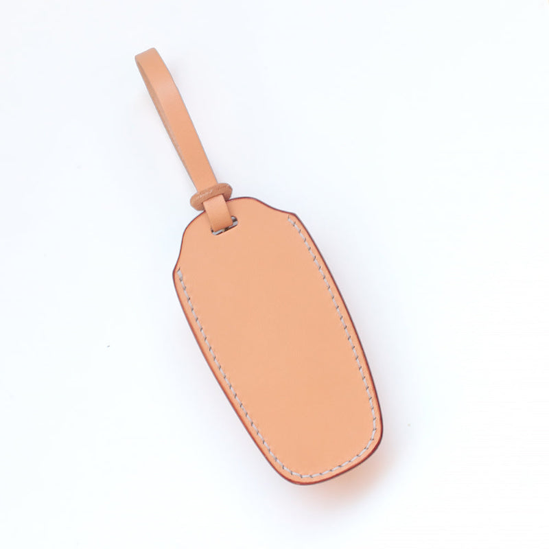 Eco-friendly plant-tanned leather key fob sleeve for Audi models

